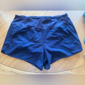 CRZ YOGA Navy Athletic Running Shorts